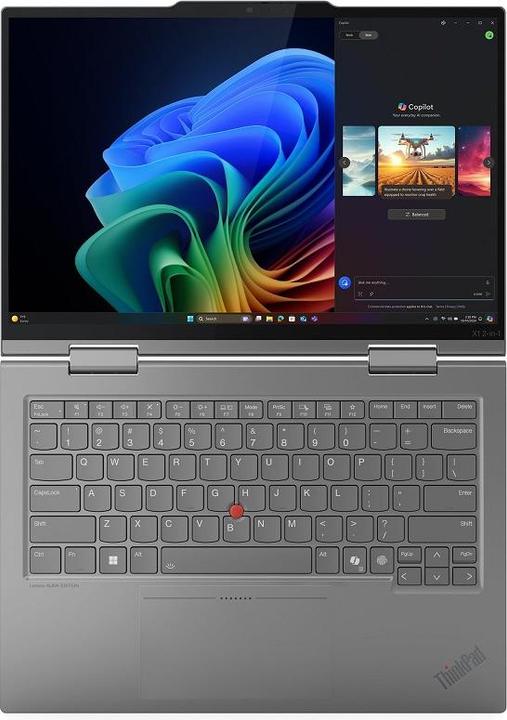 Image du produit Lenovo ThinkPad X1 2-in-1 Gen 10 Aura Edition (14", 1000 Go, 32 Go, DE, Intel Core Ultra 7 258V)