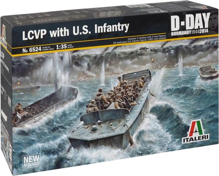 Actual product image Italeri LCVP with US Infantry