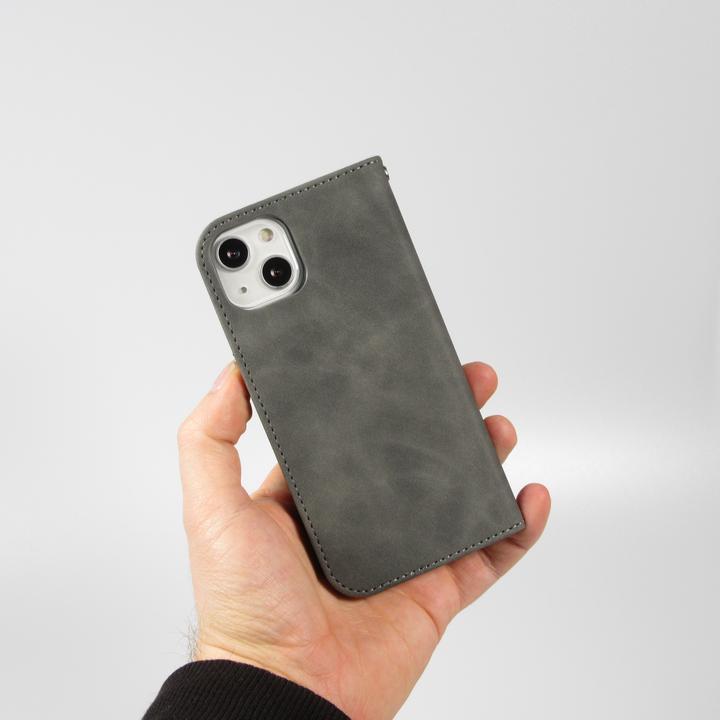 Image du produit PhoneLook Etui cuir Flip Wallet vintage avec fermeture aimantée et compartiment cartes (Apple iPhone 13)