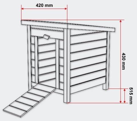 Image du produit Wiltec Maison des chats