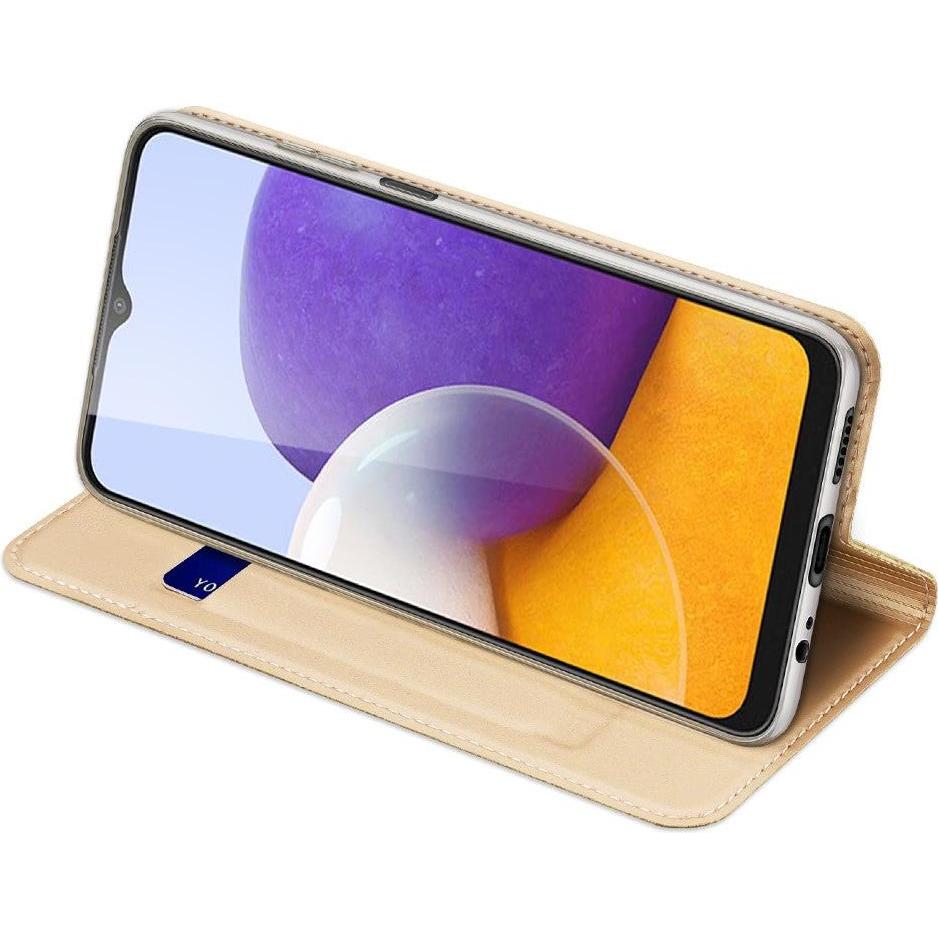 Thumbnail - Dux Ducis Skin Pro Series Bookcover (Samsung Galaxy A22 5G), Smartphone Hülle, Gold