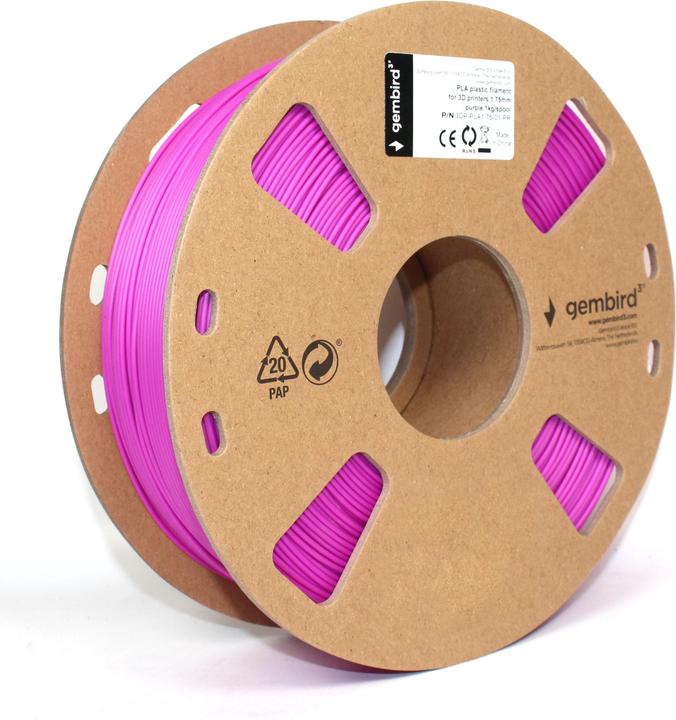 Produktbild Gembird Filamentcassette PLA schmale Spule (PLA, 1.75 mm, 1000 g)
