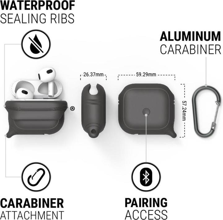 Produktbild Catalyst AirPods 3.Gen Wasserdichtes Case Space Gray (Ladecase Hülle)