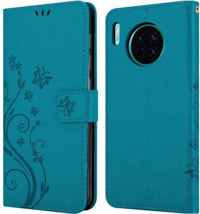 Actual product image Cadorabo Flower Book Cover (Mate 30)