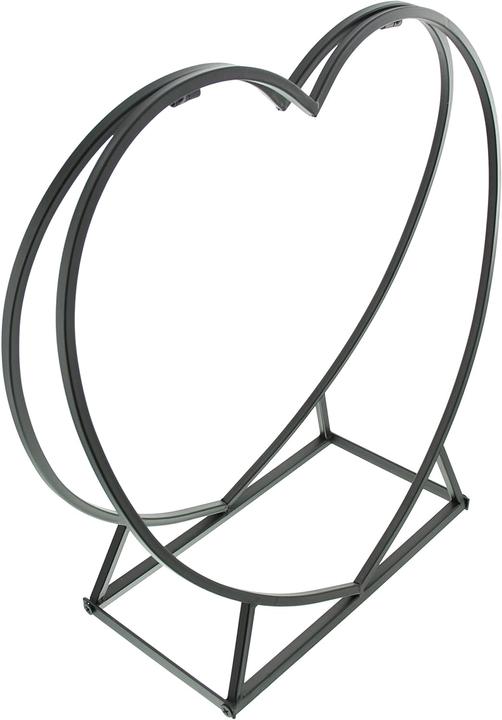 Immagine prodotto Frank Flechtwaren Porta legna da ardere a forma di cuore