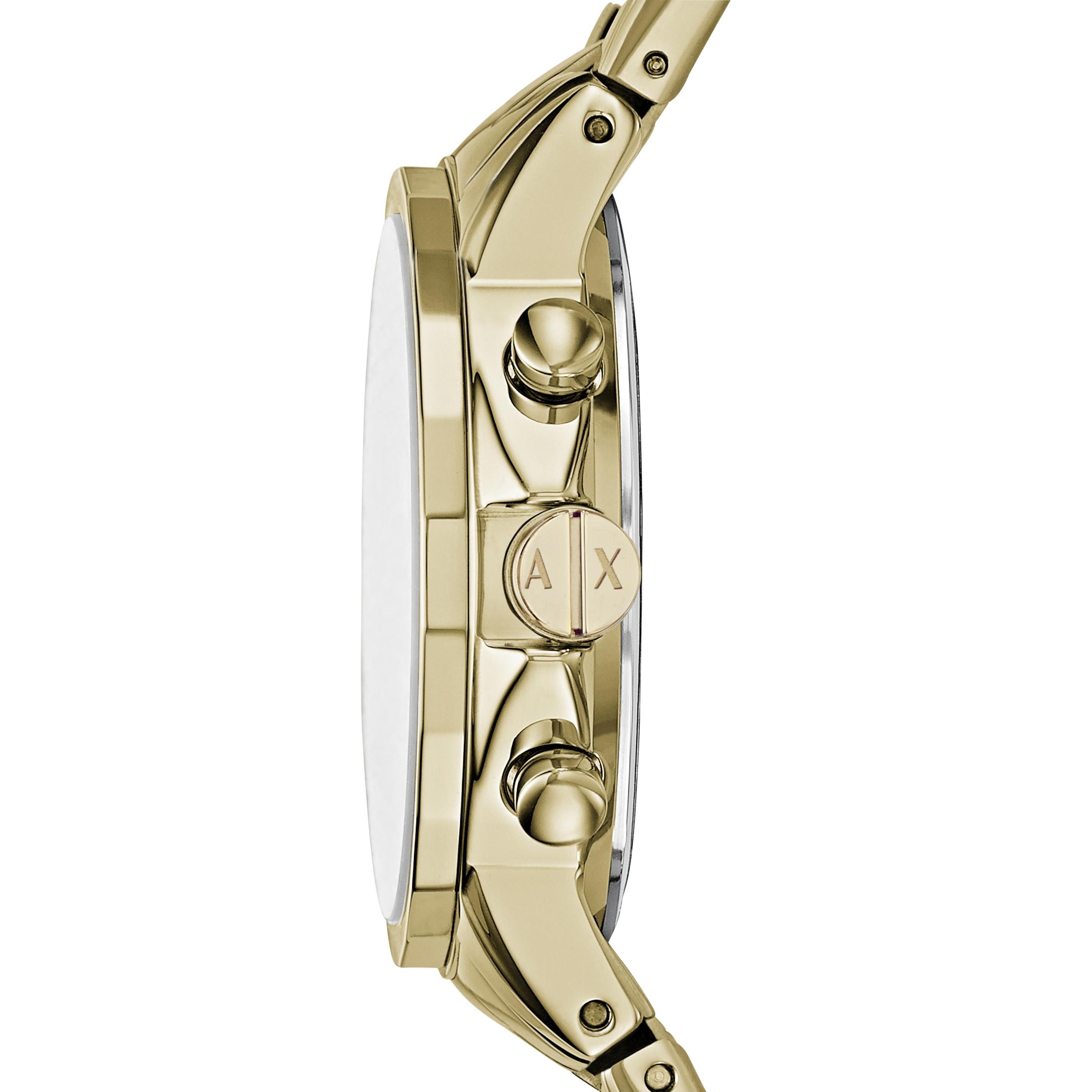 Thumbnail - Armani Exchange, Armbanduhr, Lady Banks, Gold, (Analoguhr, Chronograph, 36 mm)