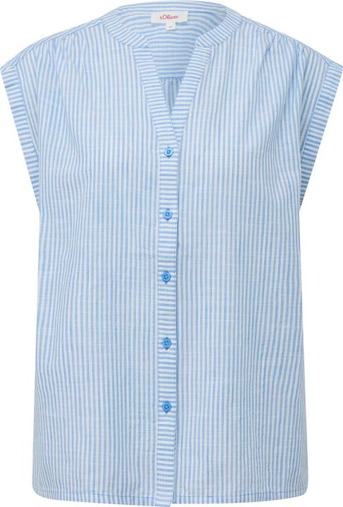Immagine prodotto s.Oliver Bluse Gestreifte Baumwollbluse im Relaxed Fit (42)