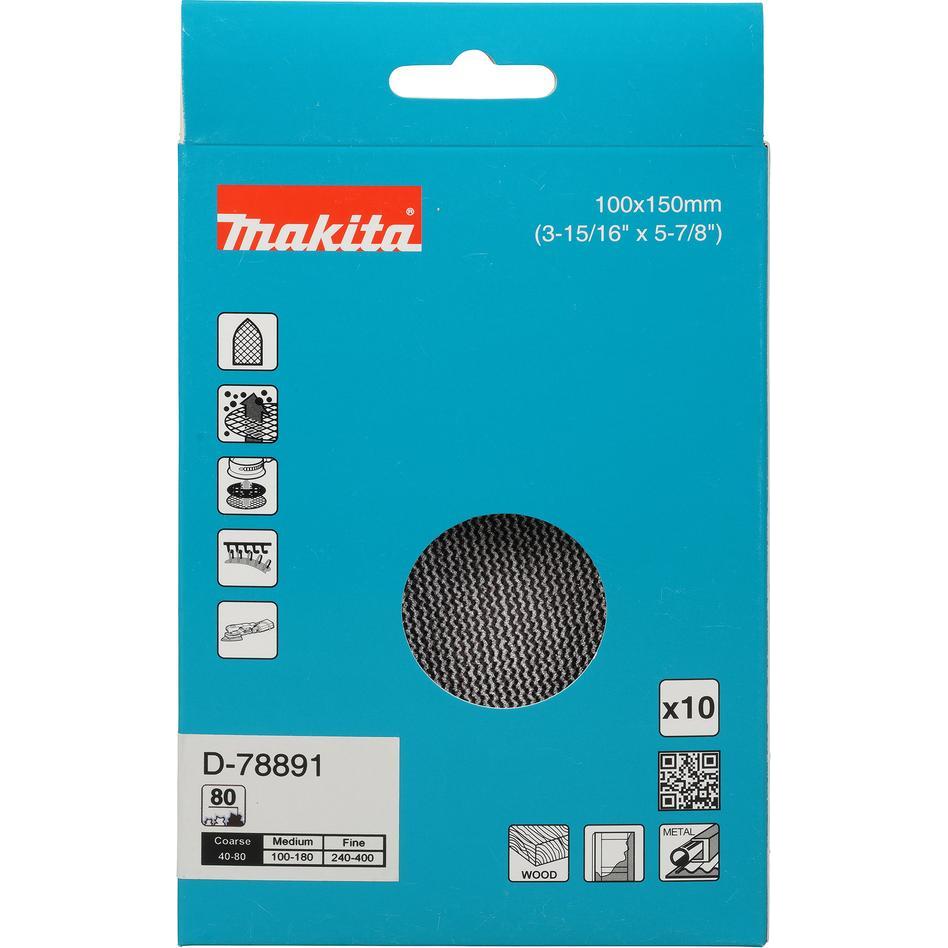 Thumbnail - Makita, Schleifmittel, Netzschleifmittel 100x150 mm A80 - D (80)