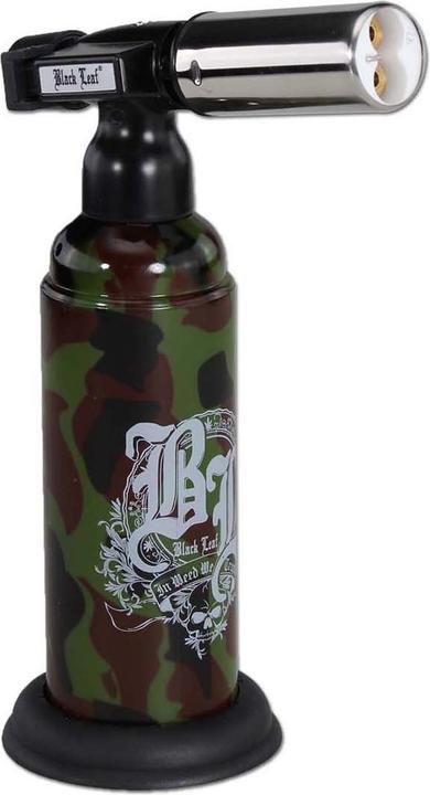 Actual product image Black Leaf Torch Super Double Flame Lighter Camo