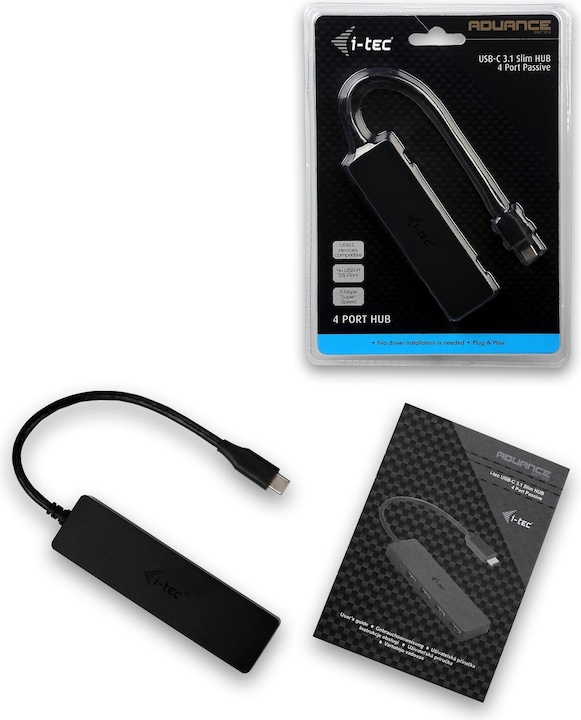 Produktbild i-tec C31HUB404 (USB-C, 4 Ports)