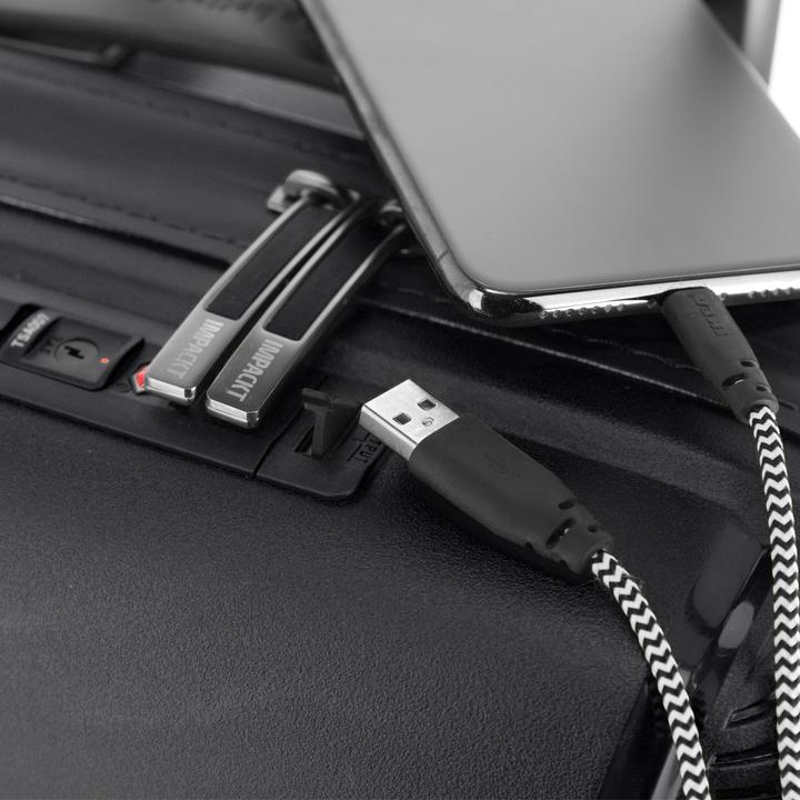 Actual product image Impackt IP1 - 4-wheel trolley with USB port (38 l)