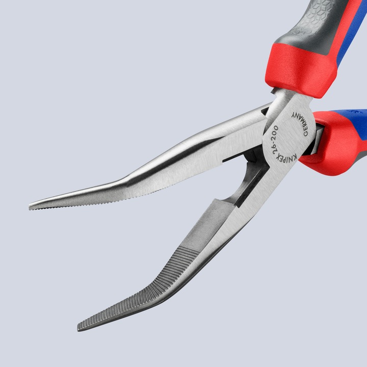 Produktbild Knipex Flachrundzange mit Schneide (200 mm)