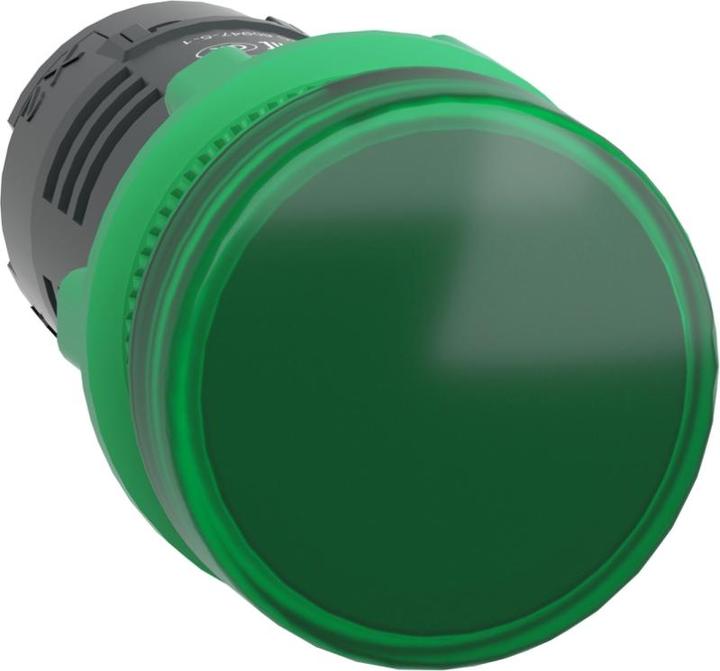 Actual product image Schneider Electric LED Pilot Light Complete GREEN 24V