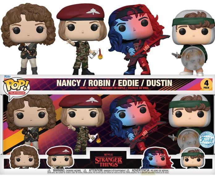 Actual product image Funko Stranger Things POP- 4pk Special Edition