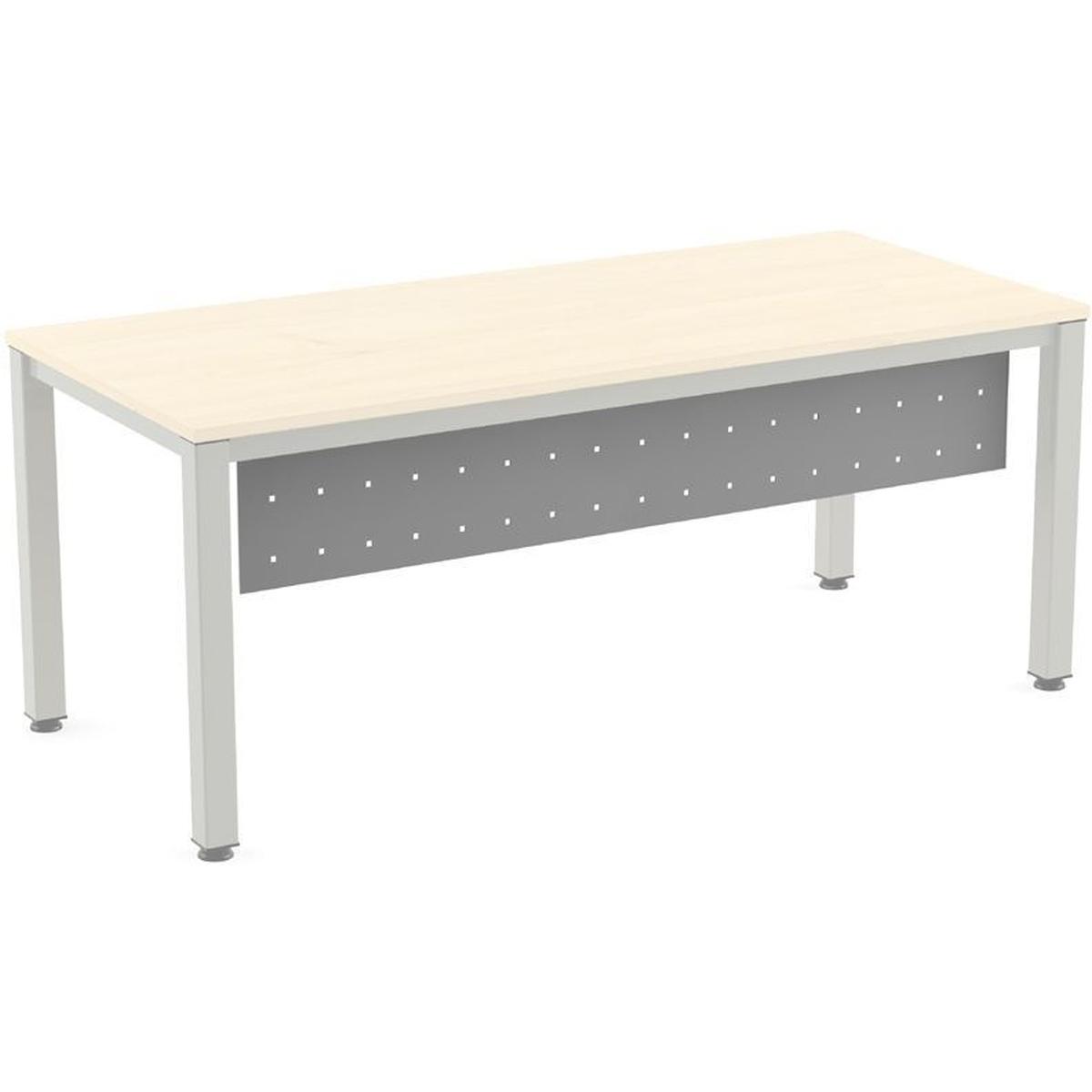 Rocada, Zubehör Büromöbel, Fussraumblende für Schreibtisch Executive Metall 180cm (157x30cm) grau