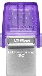 Produktbild Kingston DataTraveler microDuo 3C USB flash drive USB Type-A / USB Type-C 3.2 Gen 1 (3.1 (128 GB, USB-C, USB-A)