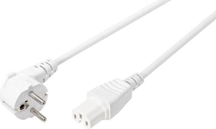Sygonix SY-5043442 Hot Appliance Connection Cable White 2.00 m (2 m)