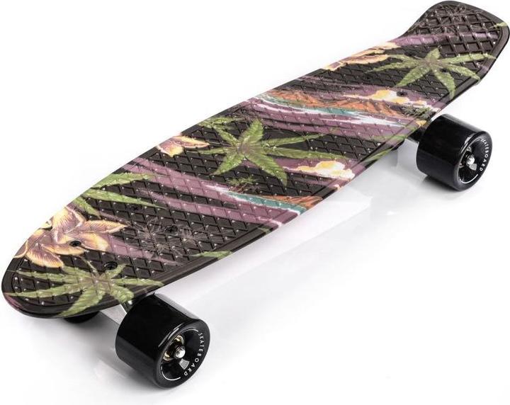 Ty Skateboard Multikolor Flowers schwarz-grün 22606 (22.05")