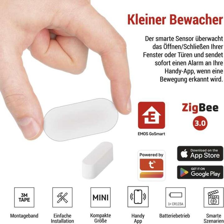 Energie-Label Emos GoSmart Tür-/Fenstersensor IP-2011Z, ZigBee