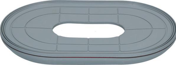 OK-Line Gummidichtung hart für glatte Oberfl.