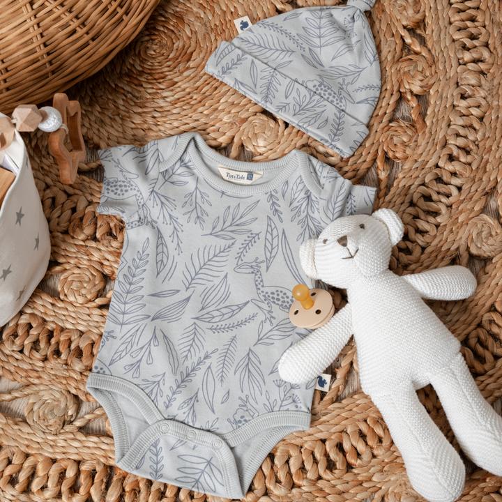 Immagine prodotto TotsTale Premium 8-tlg. Newborn Starter-Set – Babykleidung aus Bio-Baumwolle – Geschenk zur Geburt (50, 56, 62, 68)