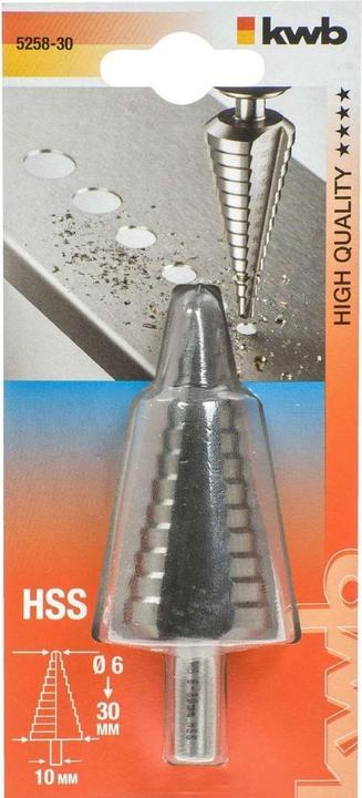Image du produit kwb Foret étagé 630 Mm (30 mm, 6 mm)