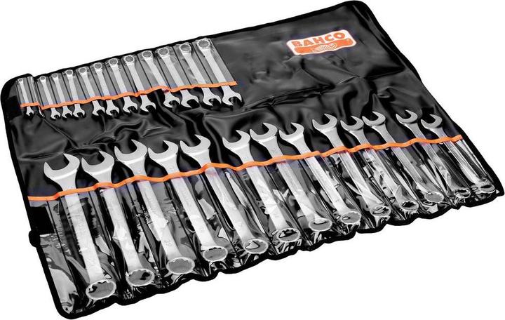 Actual product image Bahco Combination wrench set 26 pcs In plastic bag (32 mm, 18 mm, 11 mm, 12 mm, 20 mm, 19 mm, 27 mm, 15 mm, 13 mm, 25 mm, 6 mm, 21 mm, 7 mm, 14 mm, 29 mm, 8 mm, 10 mm, 30 mm, 23 mm, 26 mm, 22 mm, 17 mm, 28 mm, 9 mm, 16 mm, 24 mm, 31 mm)