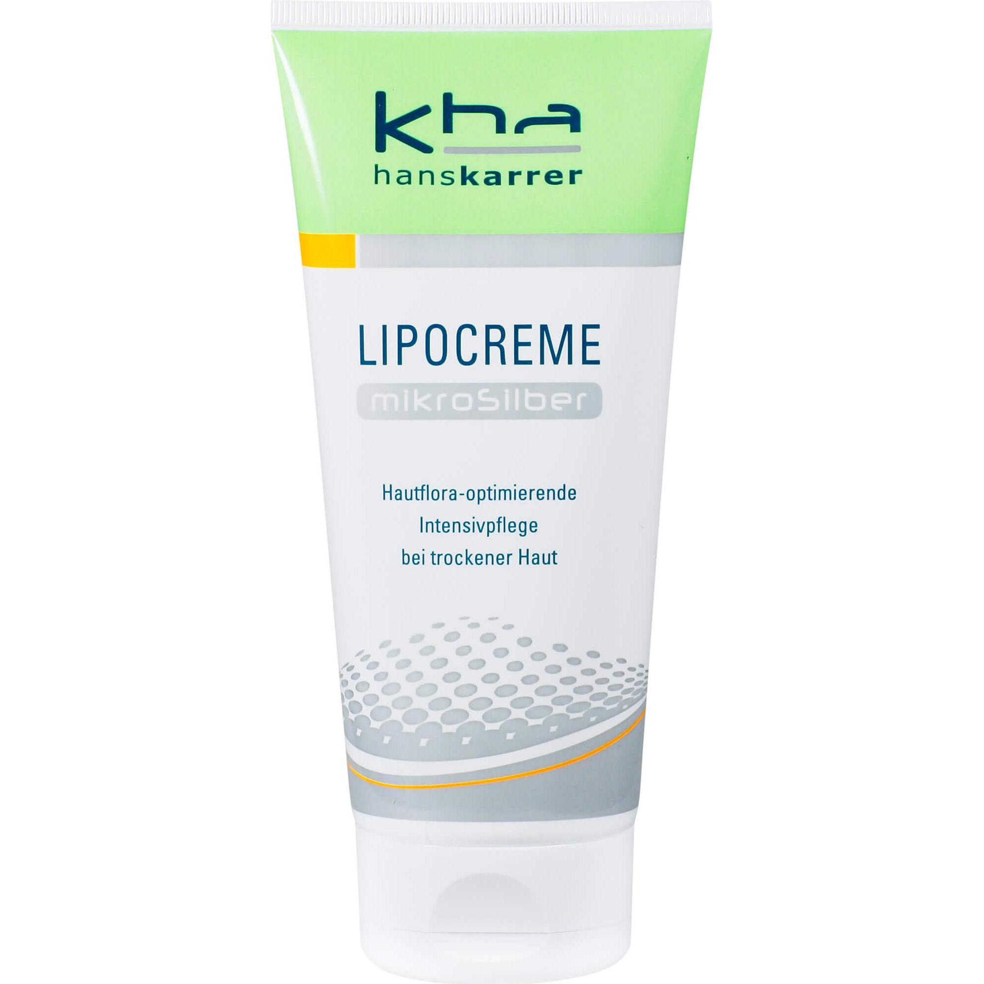 Hans Karrer, Bodylotion, Lipocreme MikroSilber, 200 ml Creme (Körpercreme, 200 ml)