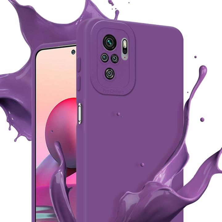 Actual product image Cadorabo Cover for Xiaomi RedMi NOTE 10 4G / RedMi NOTE 10S in TPU Fluid LM162 Style (Xiaomi Mi Note 10, Xiaomi Redmi Note 10S)