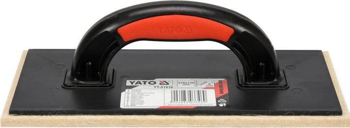 Actual product image Yato Plastic cleaning float with felt 8x270x130mm (YT-51910) (2.80 cm)