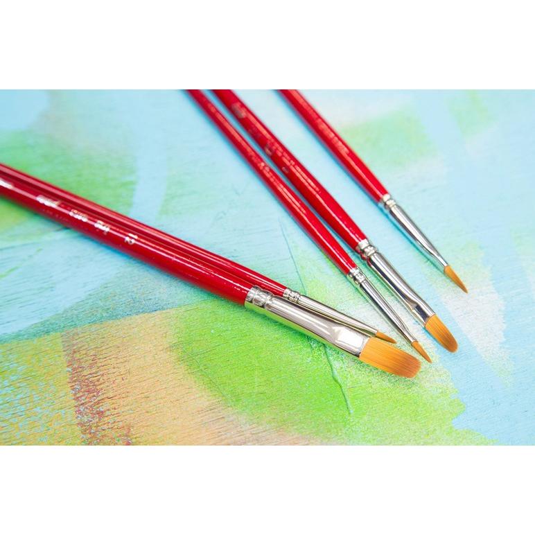 Pebeo, Pinsel, Pinsel Iris Polyamidfaser Gold Katzenzunge N°06