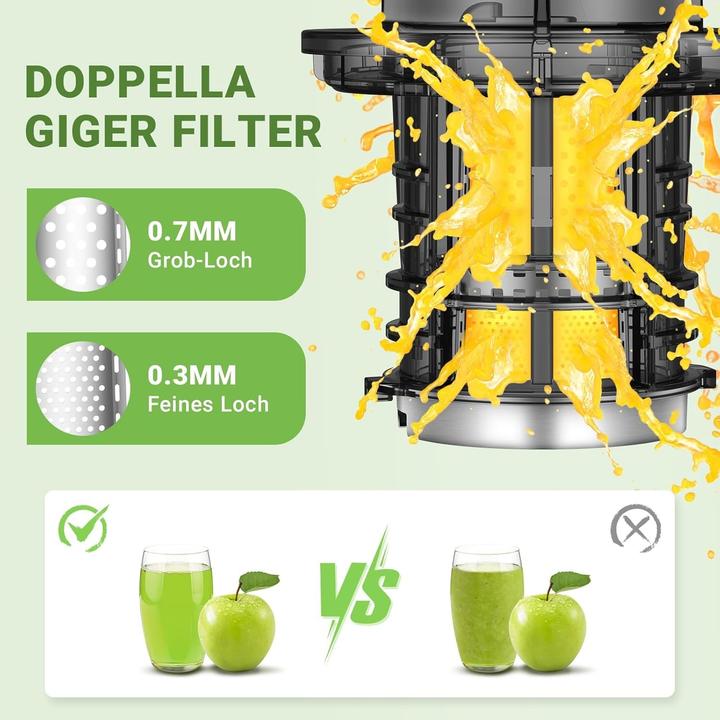 Produktbild Amzchef Ganzfrucht Slow Juicer