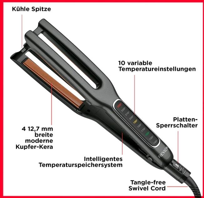 Produktbild Revlon Haarglätter Double Straight RVST2204E (Glätteisen)