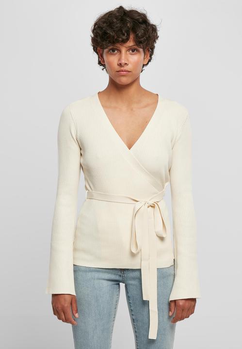 Immagine prodotto Urban Classics Cardigan da donna avvolto in maglia a coste - 19405 (4XL)