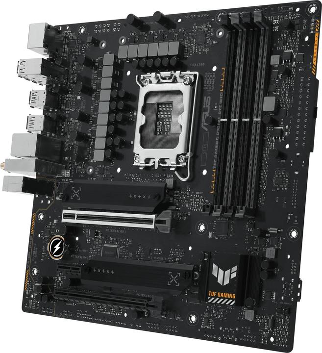 Productafbeelding ASUS MB TUF GAMING B760M-BTF WIFI Intel,1700,DDR5,mATX (LGA 1700, Intel B760, mATX)