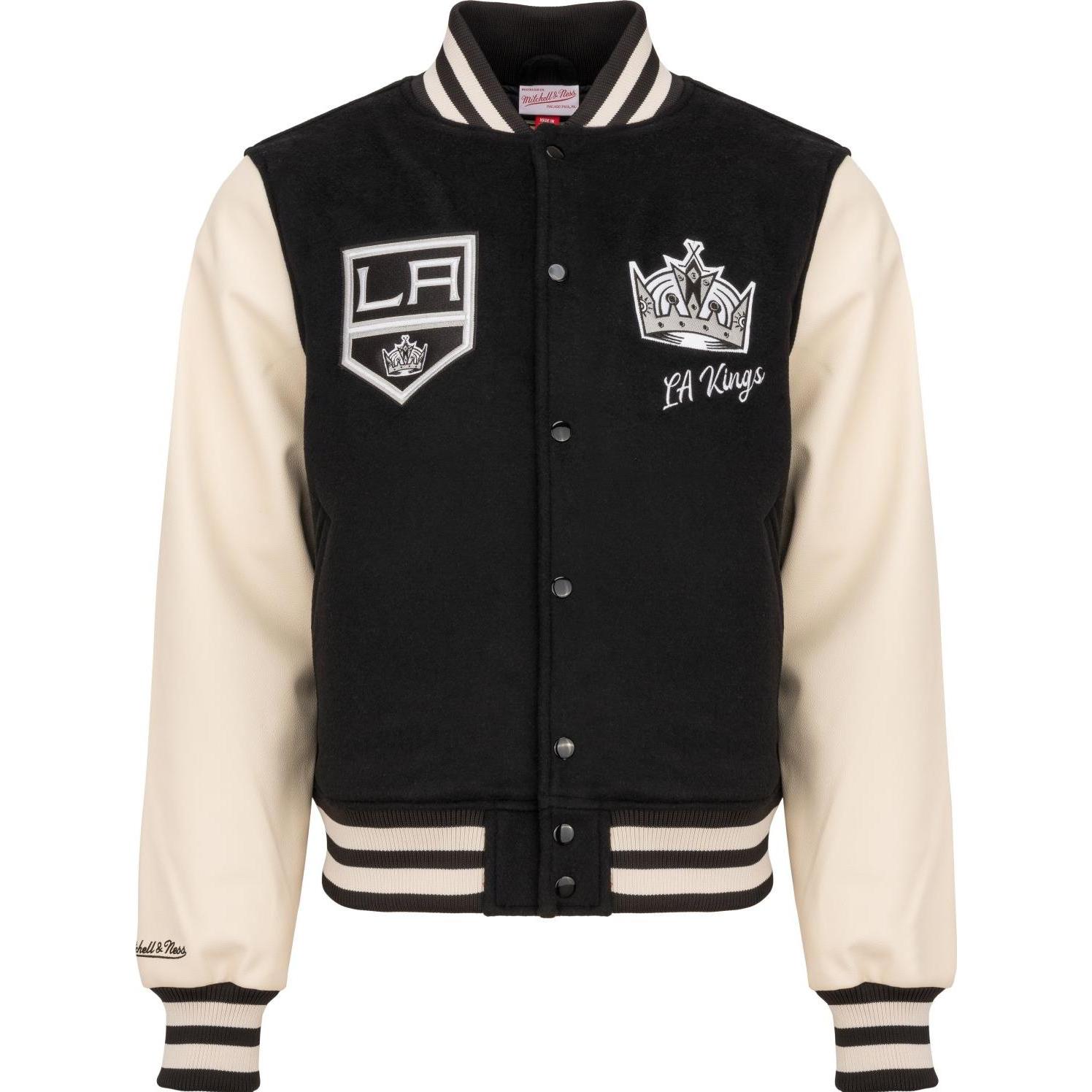 Mitchell & Ness, Herren, Jacke, M&N Legacy Varsity College Jacke - NHL Los Angeles Kings - S (S), Schwarz, S