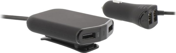 Produktbild Sweex Auto-Ladegerät 4-Ausgänge 9.6 A USB Schwarz