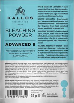 Produktbild Kallos - KJMN Advanced 9 Bleaching Powder