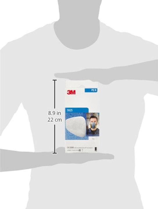 Actual product image 3M P2 Particle insert filter 5925 (Replacement respirator filter)