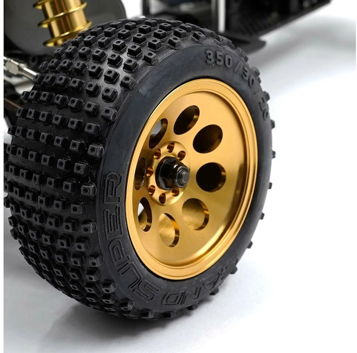Produktbild Yeah Racing Felgen Aluminium CNC 8-Speichen, Gold Buggy 1:10