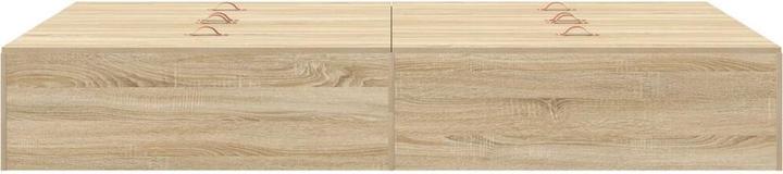 Produktbild vidaXL Bettgestell mit Stauraum Sonoma Eiche 120x200 cm (120 x 200 cm)