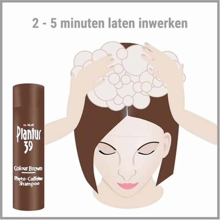 Actual product image Plantur 39 Shampoo Brown Hair 250 Ml (250 ml, Liquid shampoo)