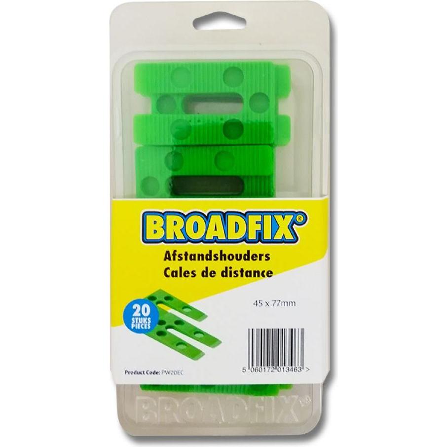 Broadfix, Dadi + Rondelle, PW20EC Flache Unterlegscheiben 45x77 mm, 1-8 mm schräg, 20 Stück