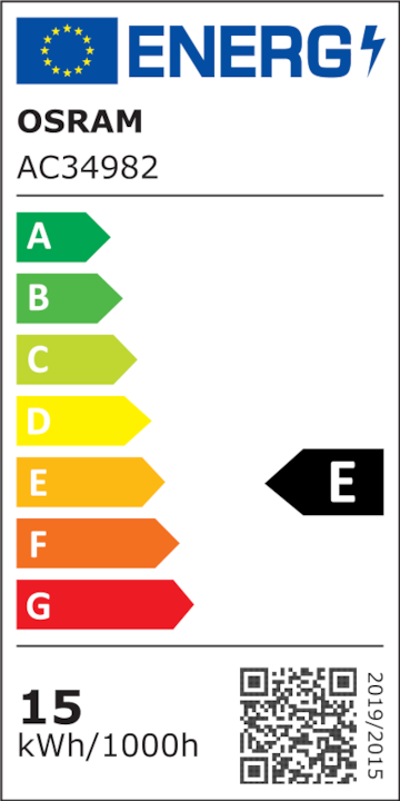 Energie-Label Osram Substitube T8 Em Star Pc (G13, 15 W, 1800 lm, 1 x, E)