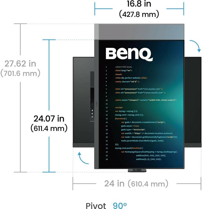 Image du produit BenQ RD280UA (3840 x 2560 pixels, 28.20")
