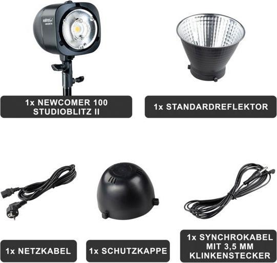 Produktbild Walimex pro Newcomer 100 Studioblitz II (100 W, Blitzkopf)