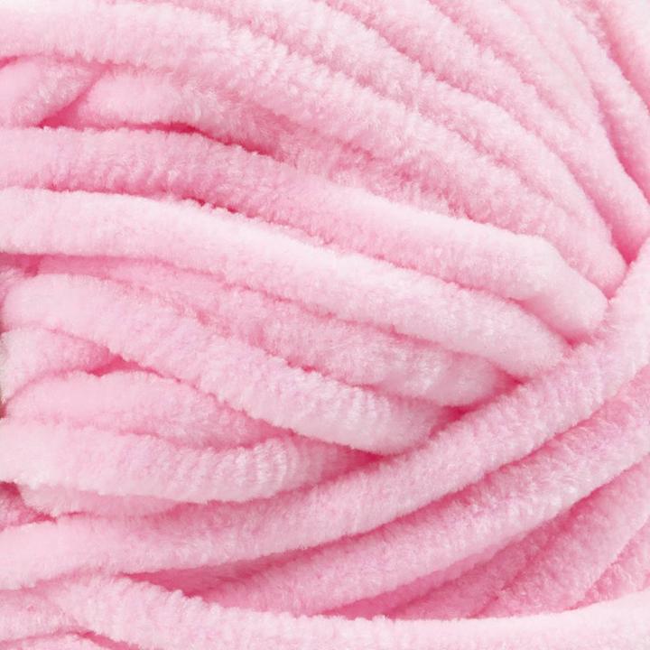 Produktbild Creativ Company Velour Yarn, L: 105 m, needle 5-6, light pink, 100 g/ 1 ball (105 m)