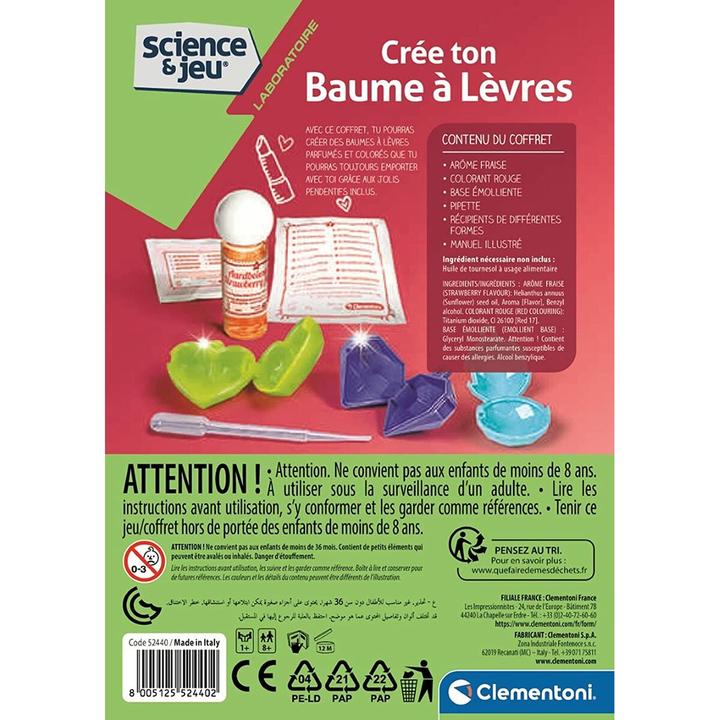 Produktbild Clementoni Baume à lèvres FR
