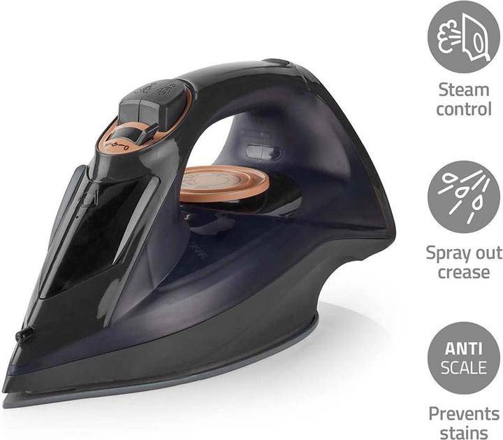 Image du produit Nedis Fer à repasser | 2200 W | Vapeur coup de poing | Céramique | 0.26 l