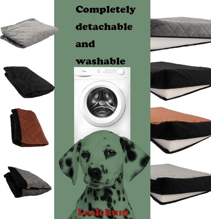 Image du produit Lealchum Sedile Auto per Cani di Taglia Grande con Cuscino in Memory Foam (Chien, Respirant)